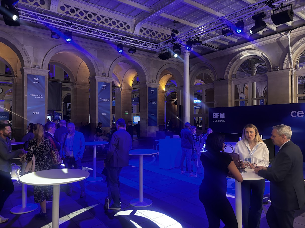 Ambiance du Palais Brongniart lors de Cegid Connections Enterprise 2026.